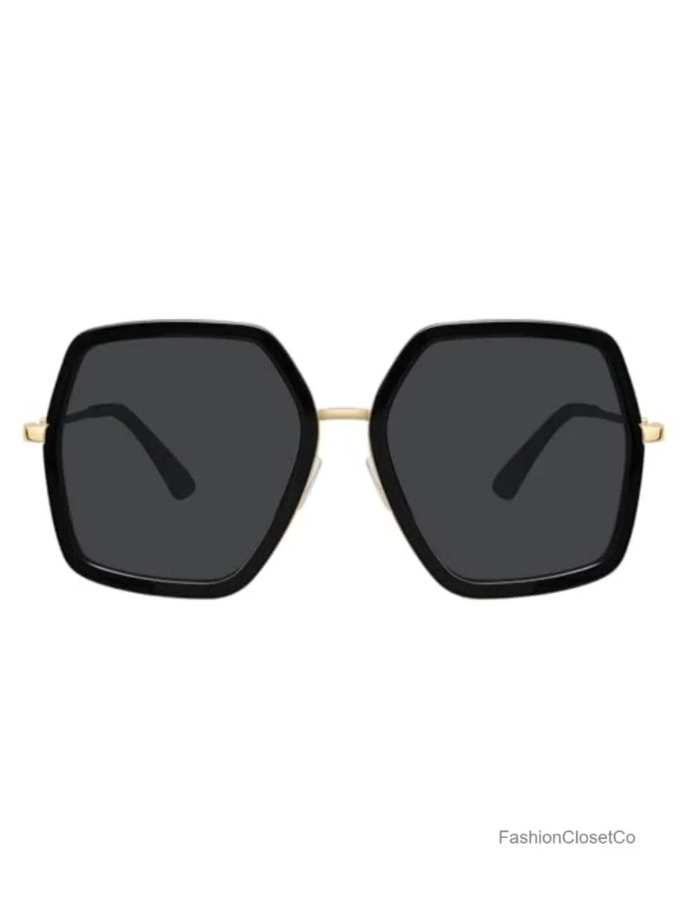 Oversized Square Sunglasses Retro Luxury Big UV400 Protection Womens